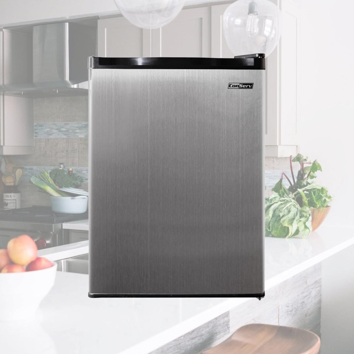 Picture of Equator Advanced Appliances CREF45SS Conserv 4.5 cu. Ft. Compact Refrigerator-Stainless, Reversible Door