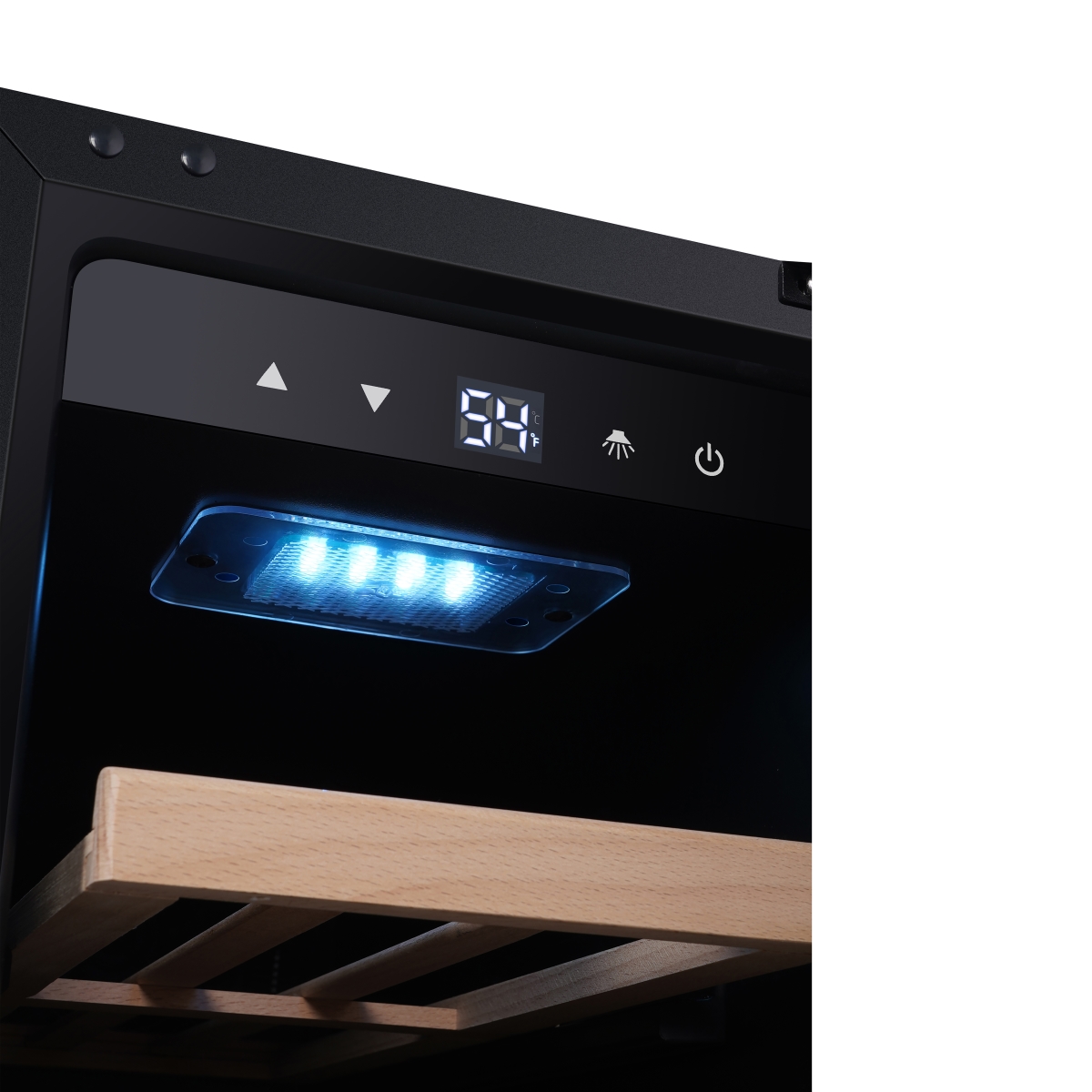 Picture of Equator Advanced Appliances WR 18 bottle Built-in/Freestanding Wine Refrigerator with 7 color LED Lights