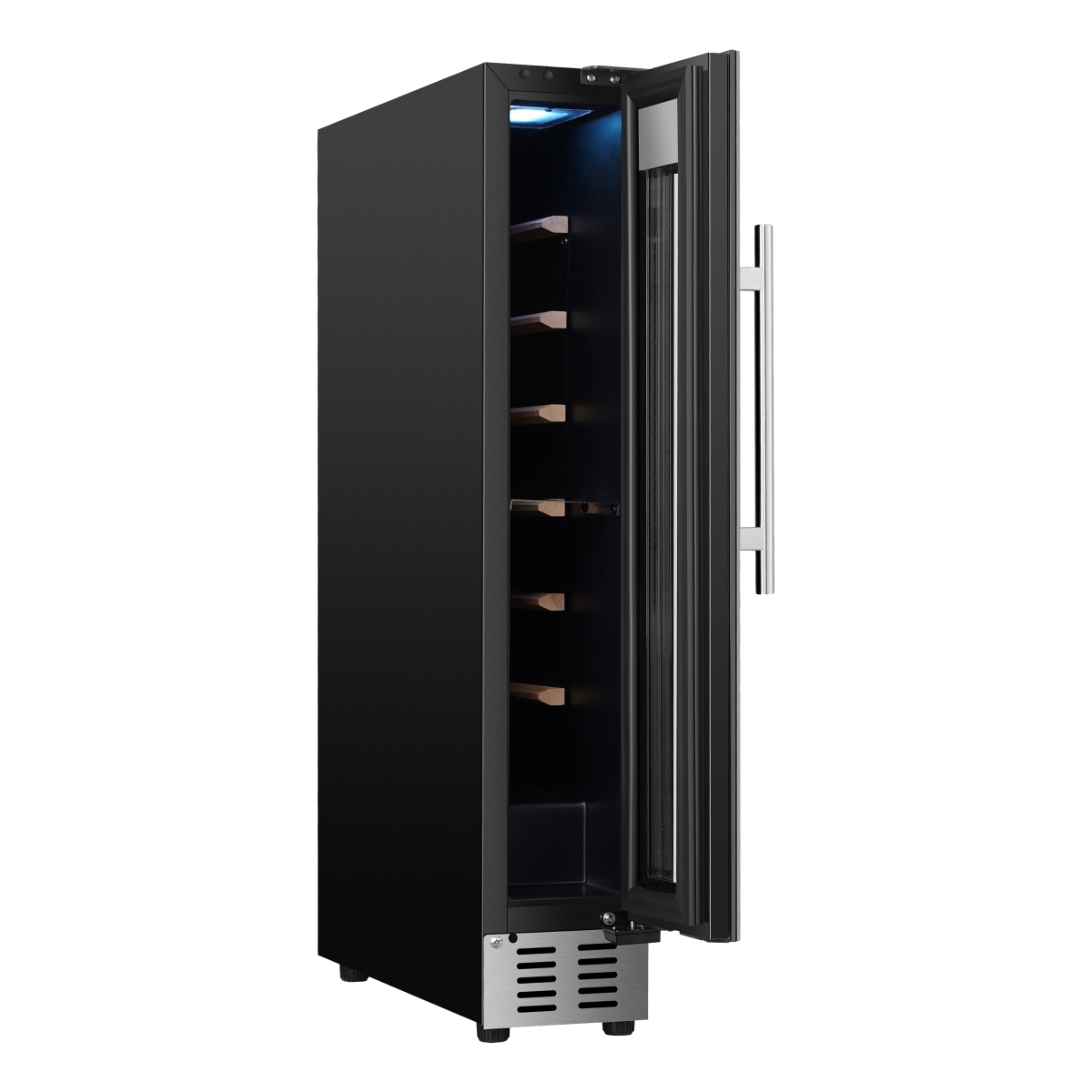 Picture of Equator Advanced Appliances WR 09 9 Bottles Wine Refrigerator 1-Zone Freestanding/Builtin 7 Color LED 110V - Black