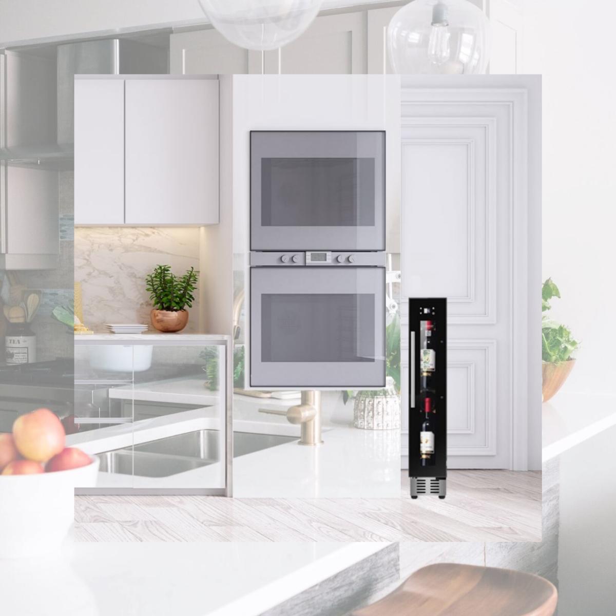 Picture of Equator Advanced Appliances WR 09 9 Bottles Wine Refrigerator 1-Zone Freestanding/Builtin 7 Color LED 110V - Black