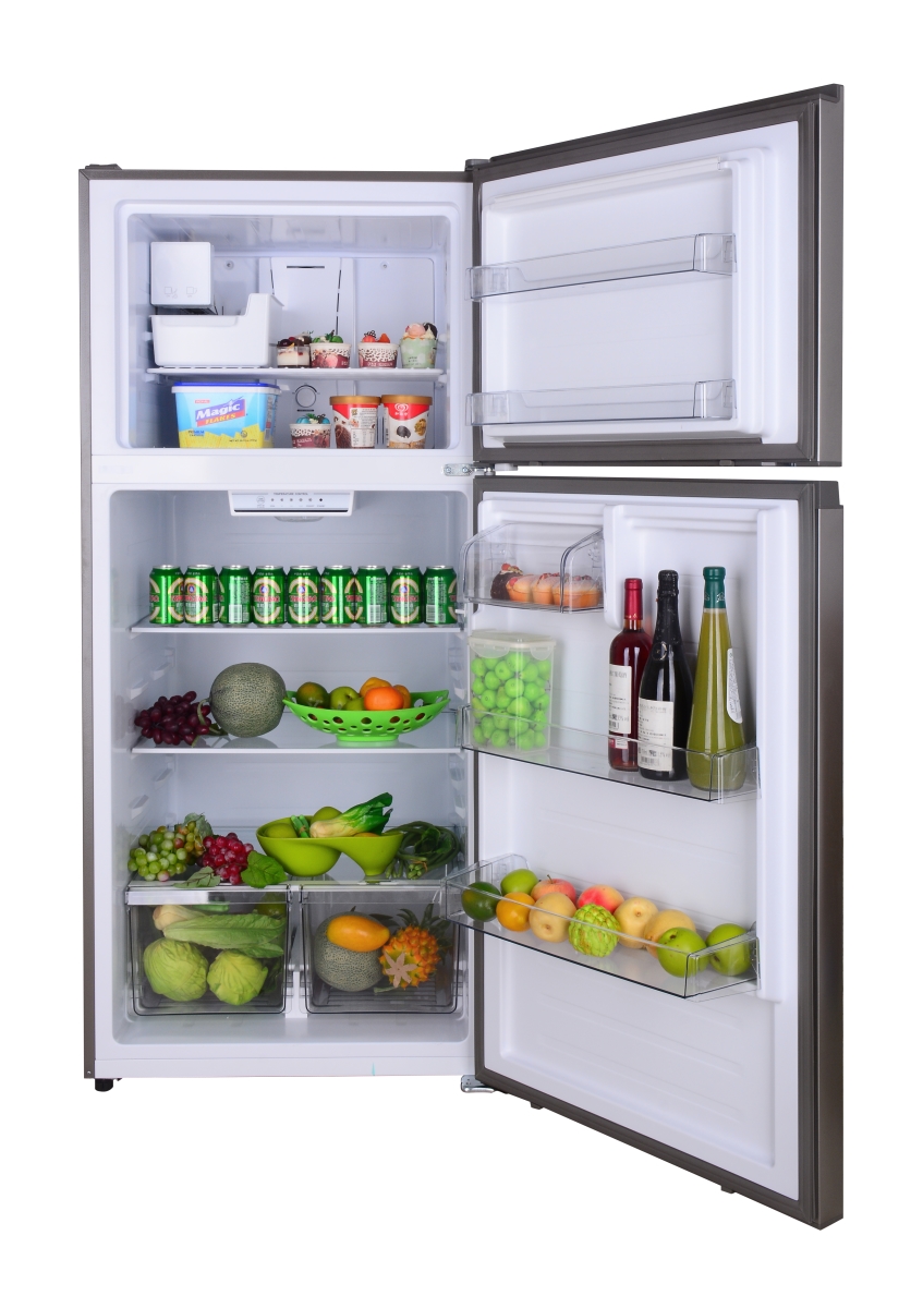 Picture of Conserv 18cf Stainless Refrigerator-Freezer Top Mount Frost Free with Ice Maker  Energy 