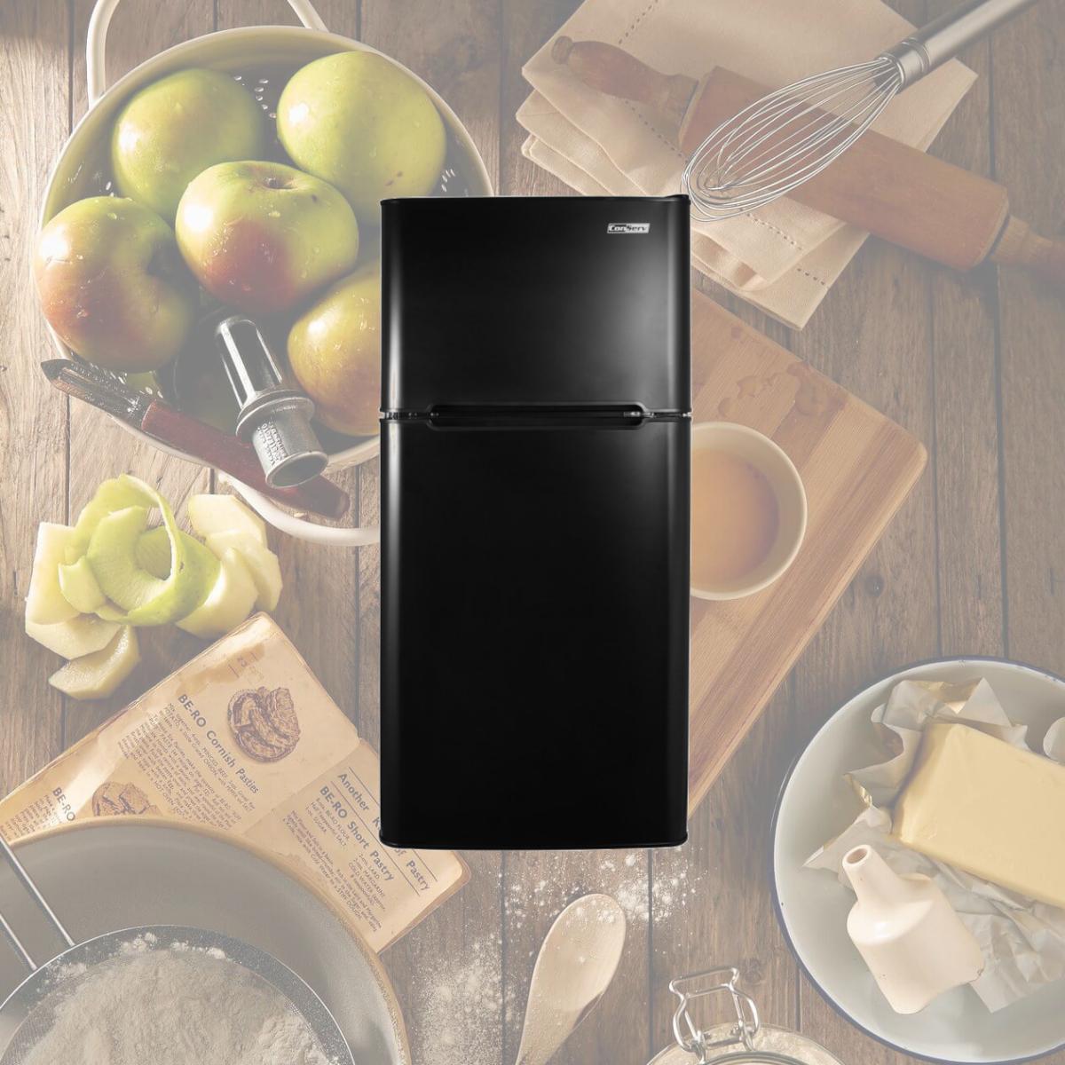 Picture of Conserv CRF 450 B ConServ 4.5cu.ft 2 Door Mini Freestanding Refrigerator with Freezer in Black