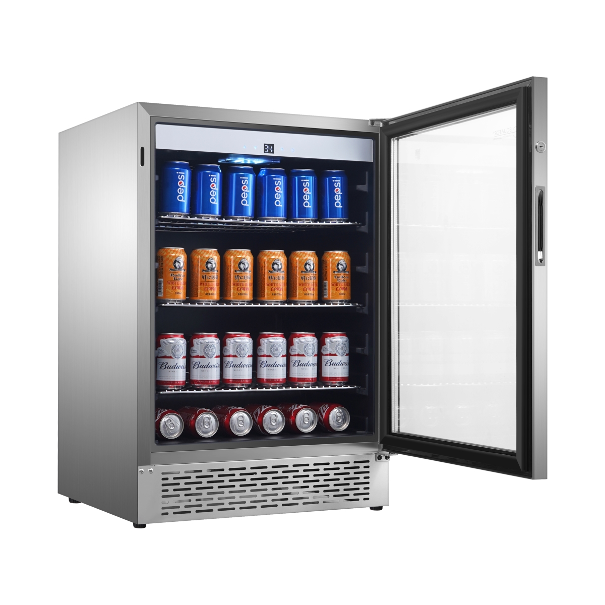 Picture of Equator Advanced Appliances OR 460 Equator 4.6cf Built-in/Freestanding Outdoor/Indoor Refrigerator with 7 Color LED Lights 