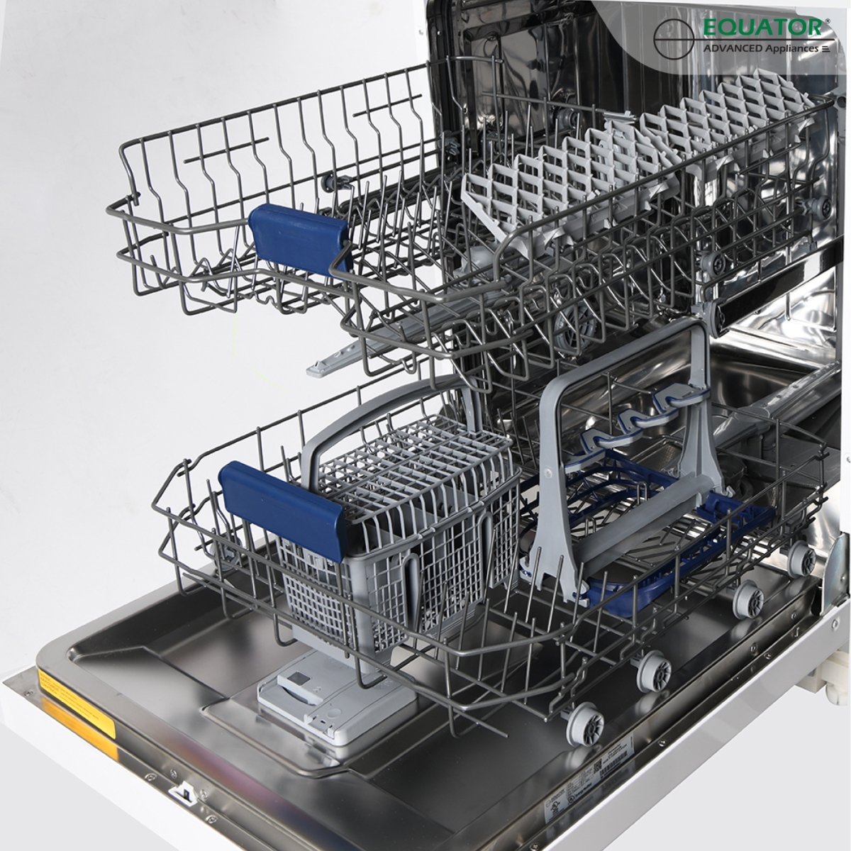 Picture of Equator Advanced AppliancesáBBá82 (Black Equator-Europe 24in. Built in 14 place Dishwasher with 8 Wash Programs  Energy Star