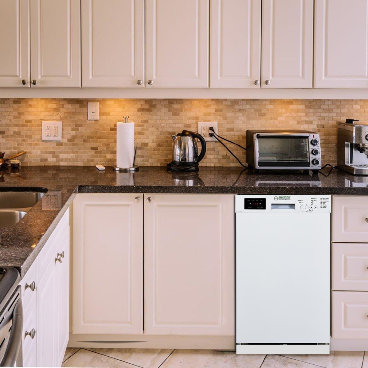 Picture of Equator 18 in.  Built-In Dishwasher w/ Front Control 10 Place Setting Made in Europe  Energy Star