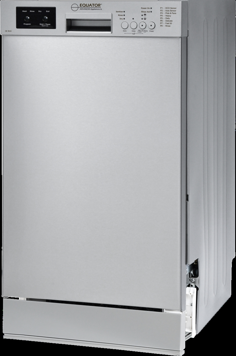 Picture of Equator 18 in. Built-In Dishwasher w/ Front Control 10 Place Setting Made in Europe  Energy Star