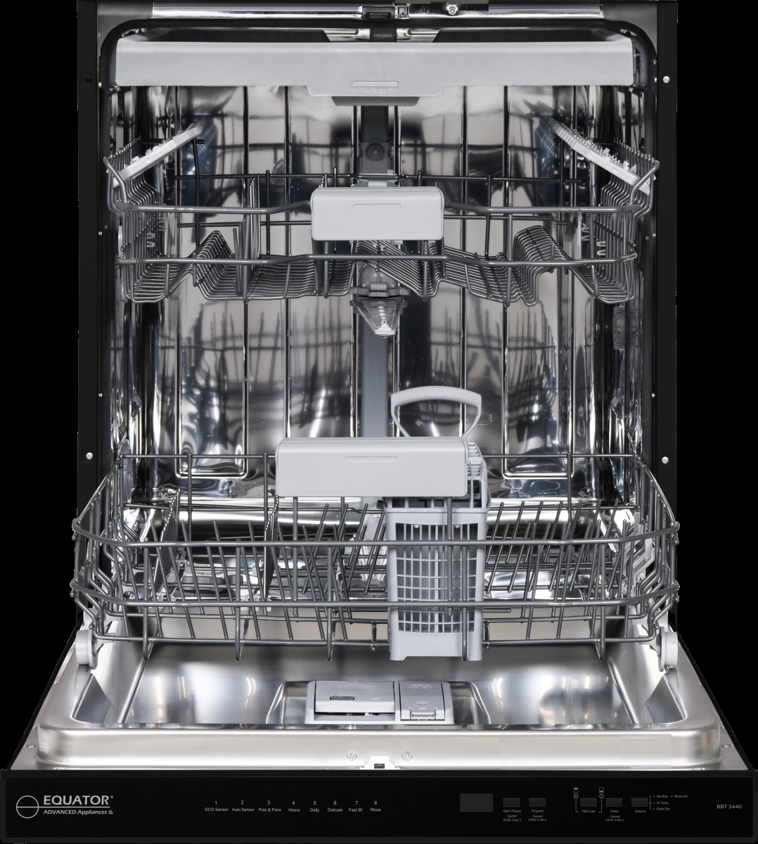 Picture of Equator Advanced AppliancesáBBT 2440 Equator 24 in.  Built-In Dishwasher w/ Top Control 15 Place Settings Made in Europe  Energy Star