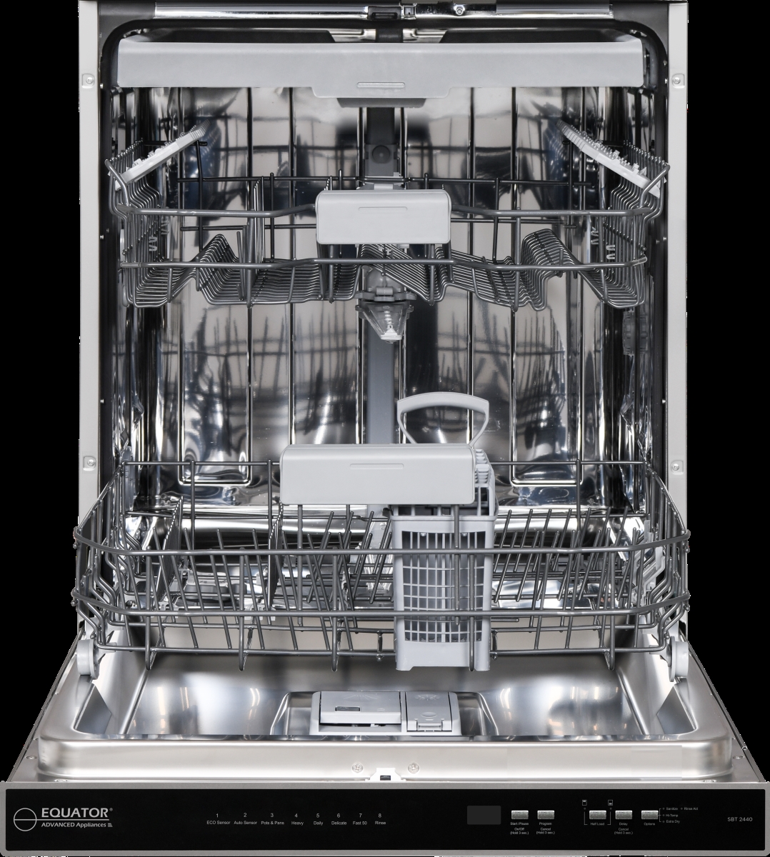 Picture of Equator Advanced Appliances SBT 2440 Equator 24' Built-In Dishwasher w/ Top Control 15 Place Settings Made in Europe