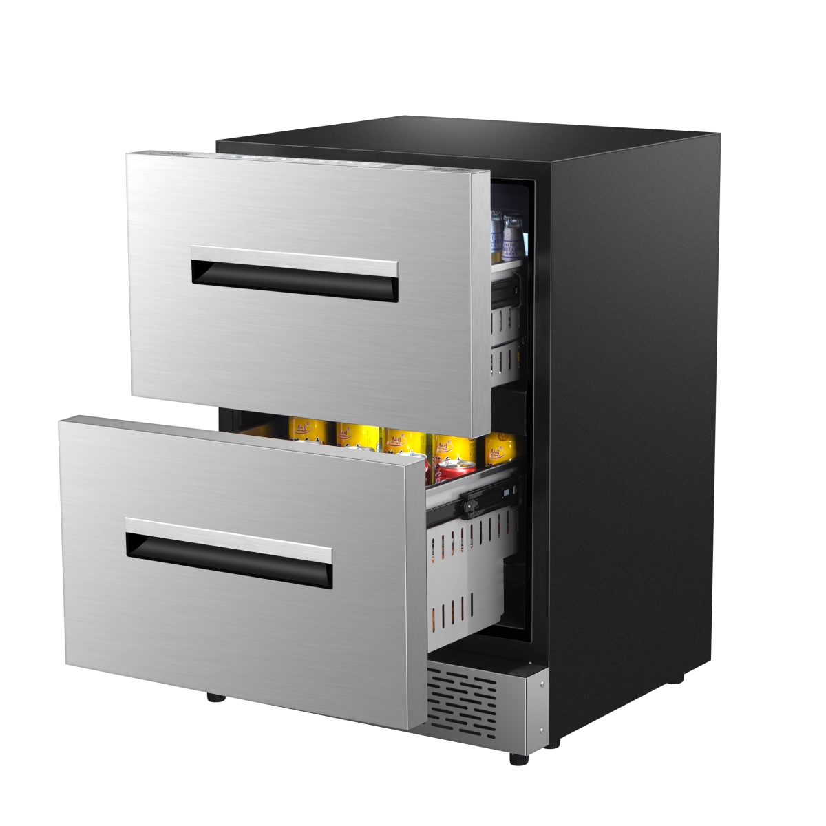 Picture of Equator Advanced Appliances DRFC 5292 Equator 24-in Convertible Ref/Freezer ADA FS/Builtin 2 Drawer Dual Temp Sabbath