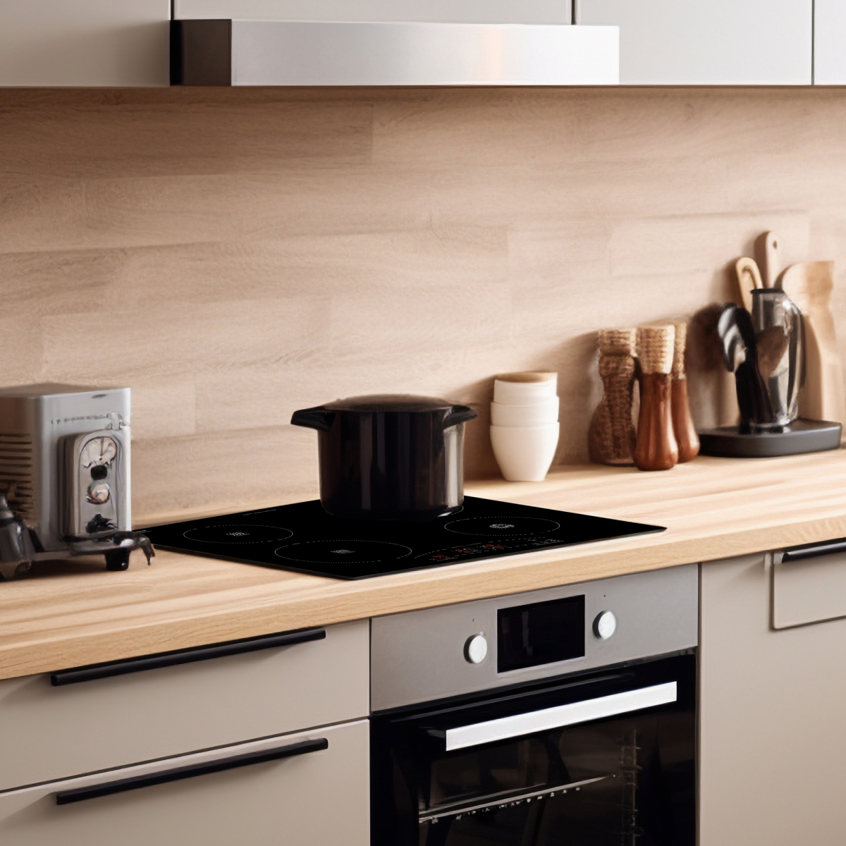 Picture of Equator Advanced Appliances EHC 23422 Equator 24' Electric Hybrid CERAMIC-INDUCTION 4 Burner Cooktop 9 Power 220V