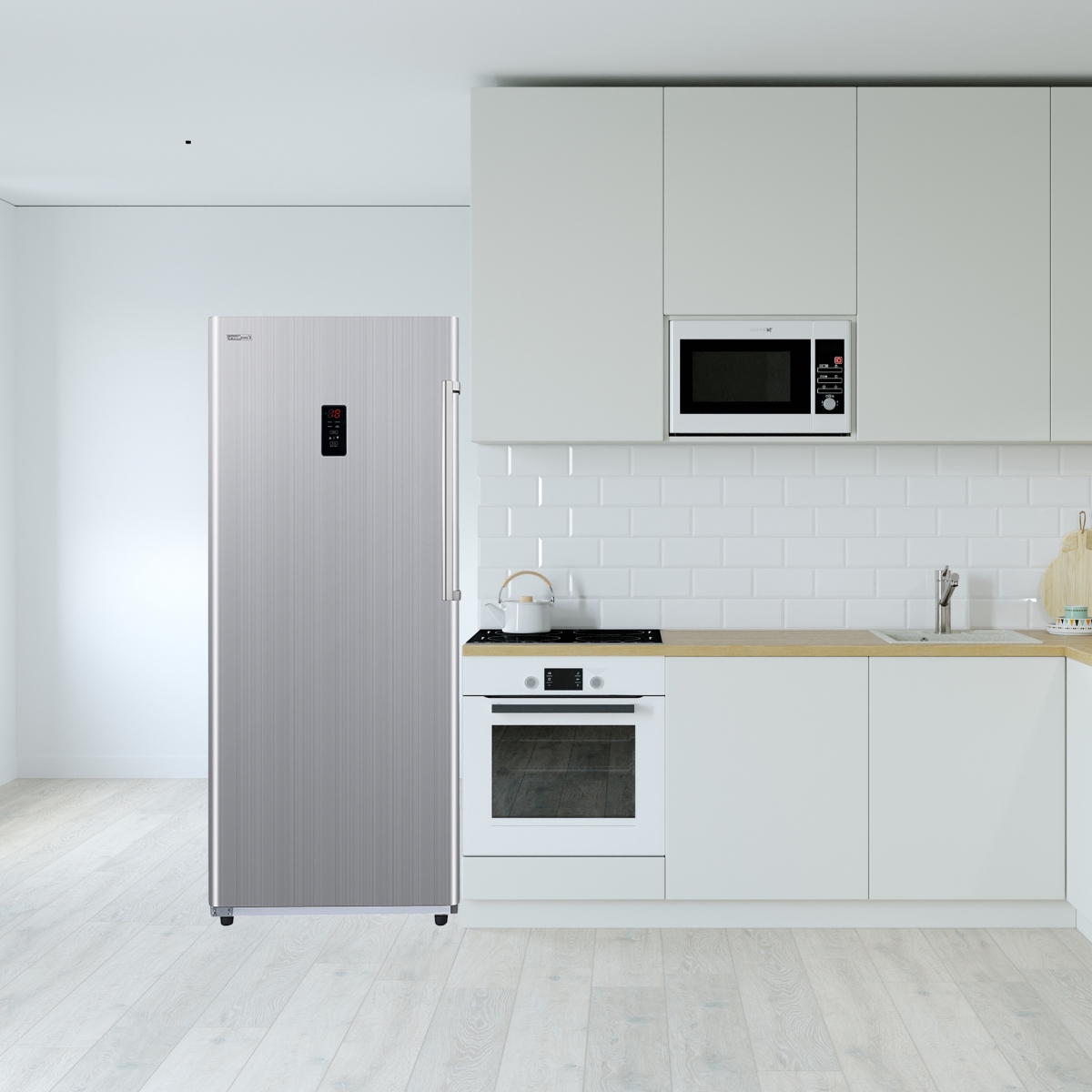 Picture of Equator Advanced Appliances FR1400 SREV Conserv 14cf Upright Freezer CONVERTIBLE REF Garage Ready E-Star 28in wide 110V