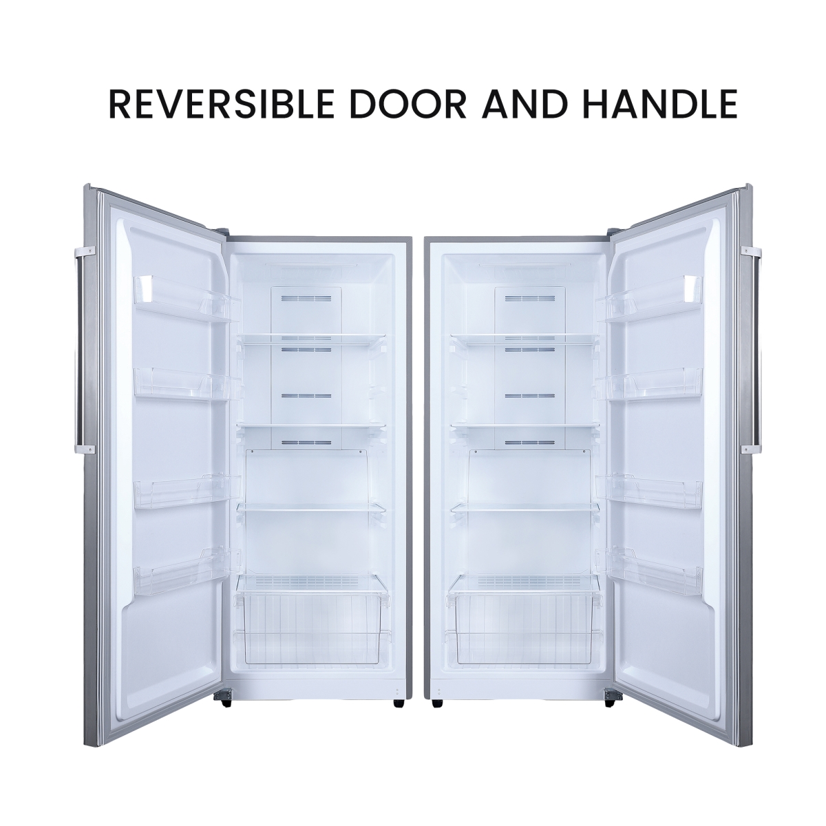 Picture of Equator Advanced Appliances FR1400 SREV Conserv 14cf Upright Freezer CONVERTIBLE REF Garage Ready E-Star 28in wide 110V