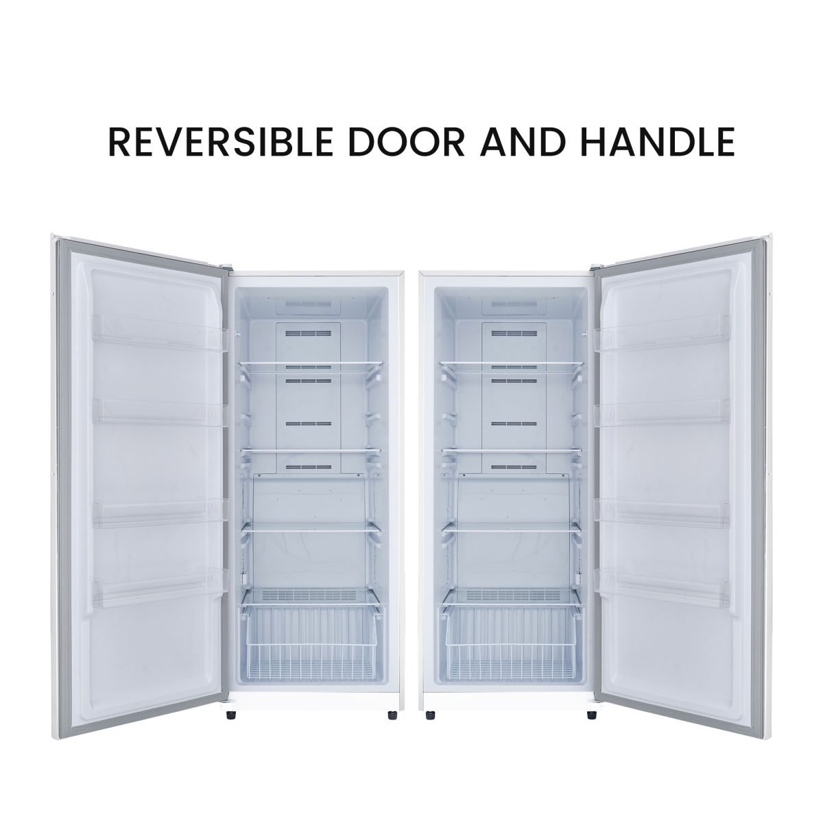 Picture of Equator Advanced Appliances FR1700 WREV Conserv 17cf Upright Freezer CONVERTIBLE REF Garage Ready E-Star 28in wide 110V