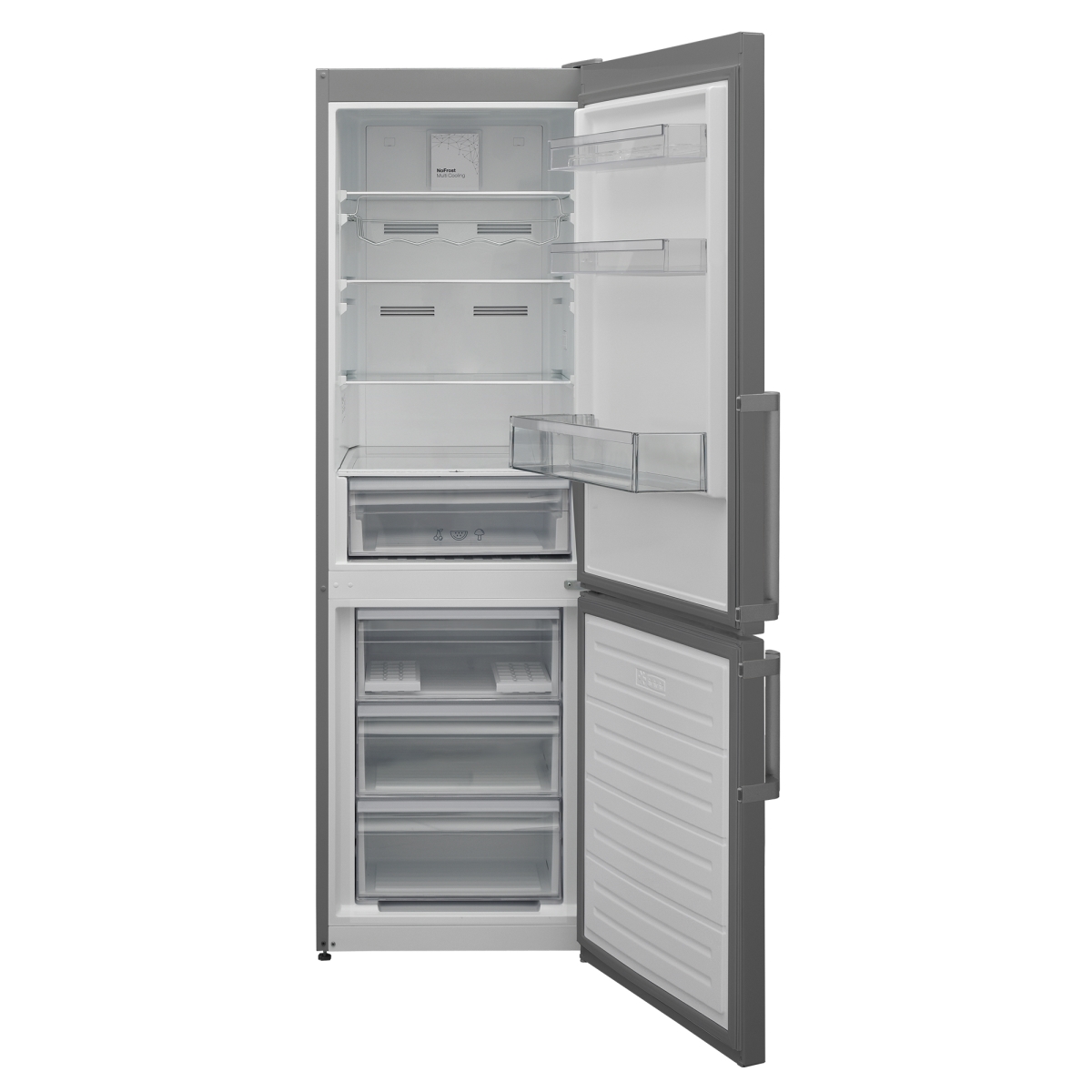 Picture of Equator Advanced Appliances RF 331-120 S Conserv 12cf No Frost Bottom Freezer Refrigerator Wine Rack GARAGE READY E-Star