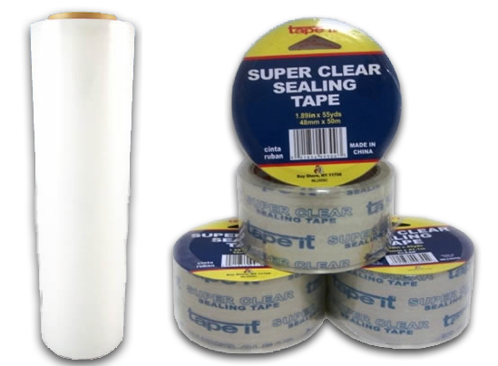 7100-200 Packing Tape & Pallet Wrap Combo Pallet - Pack Of 1716