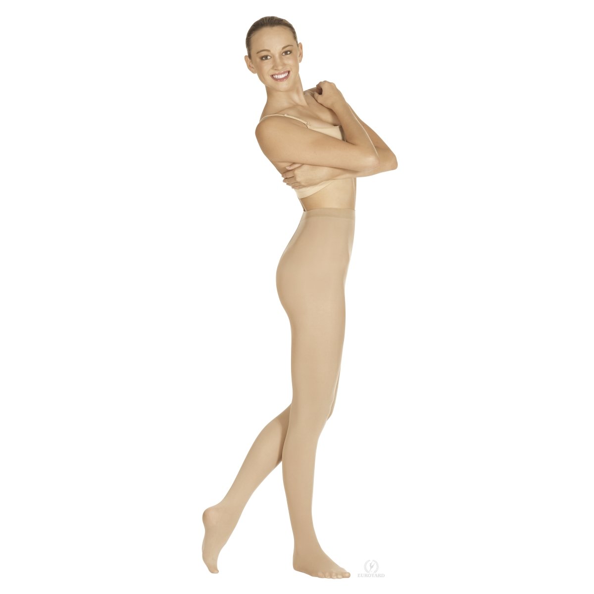 215-st-l-xl Intimates Adult Non-run Footed Tights, Suntan - Large & Extra Large