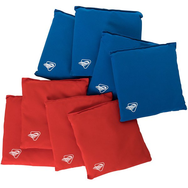 12-0040-2 6 X 6 In. Classic Cornhole Bean Bags, Red & Blue - Pack Of 8