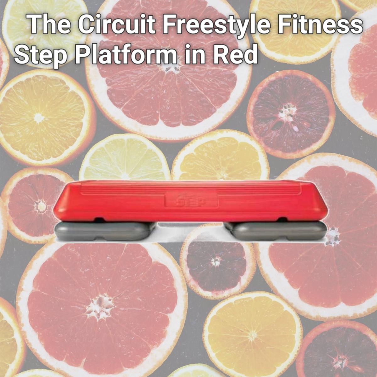 Picture of The Step F1017W The Circuit Freestyle Fitness Step Platform in Red