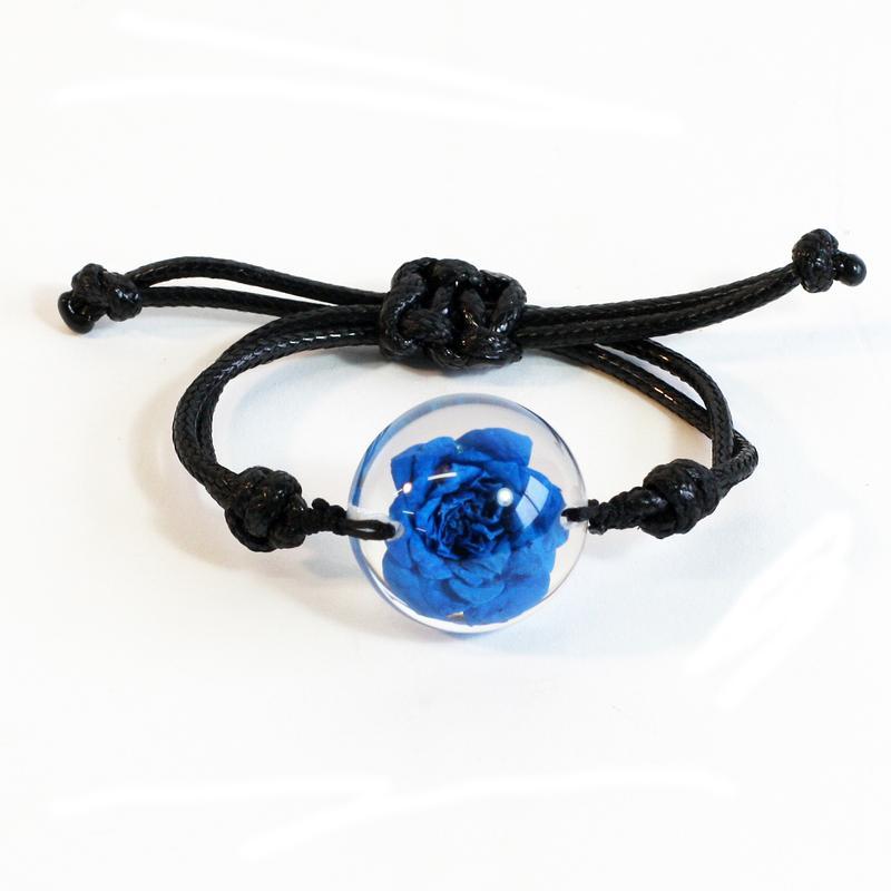Fbl301 Real Rose Bracelet, Blue