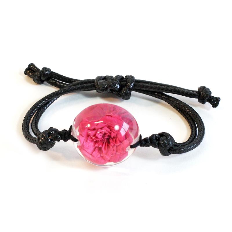 Fbl302 Real Rose Bracelet, Pink