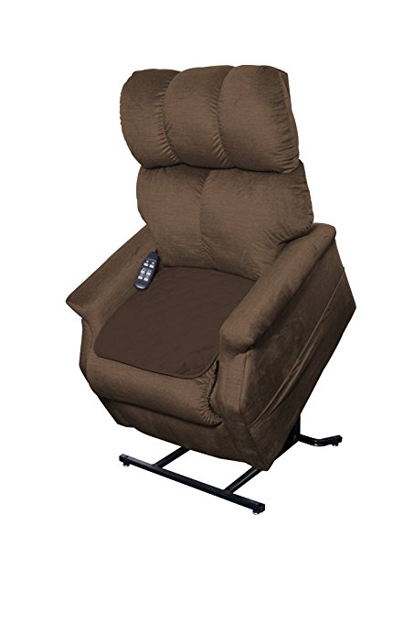 Essential Medical C2500c Quik Sorb Furniture Protector Pad, Chocolate - 20 X 20 In.