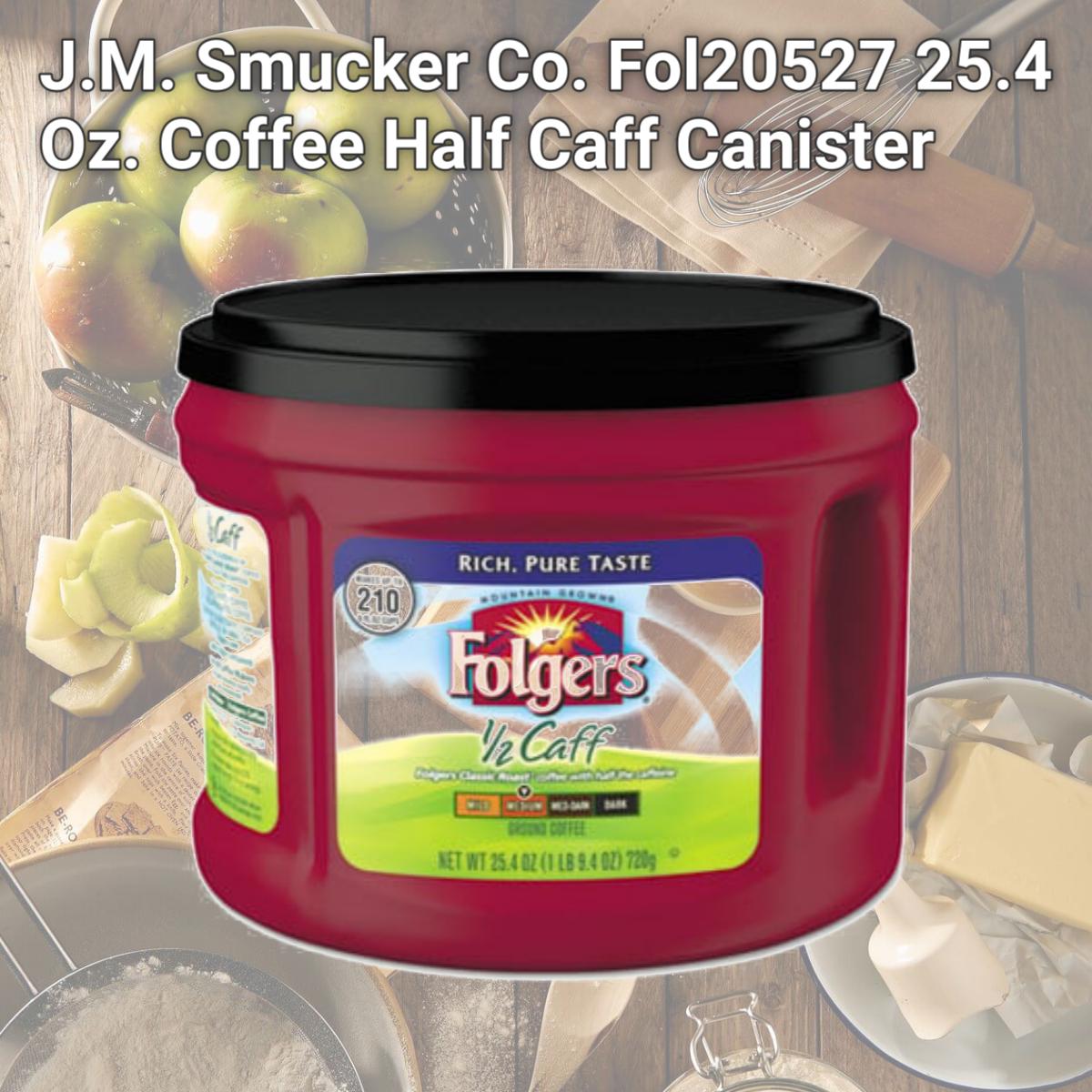 Picture of J.M. Smucker Co. Fol20527 25.4 Oz. Coffee Half Caff Canister