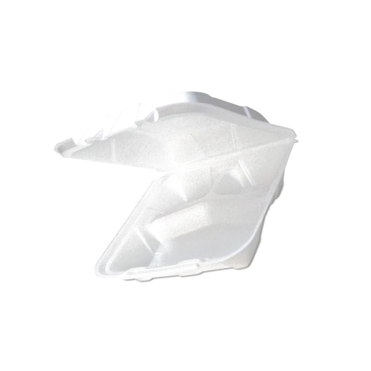 Picture of Pactiv PCTYTD19903 3-Compartment Foam Hinged Lid Containers, White - 150 Per Carton