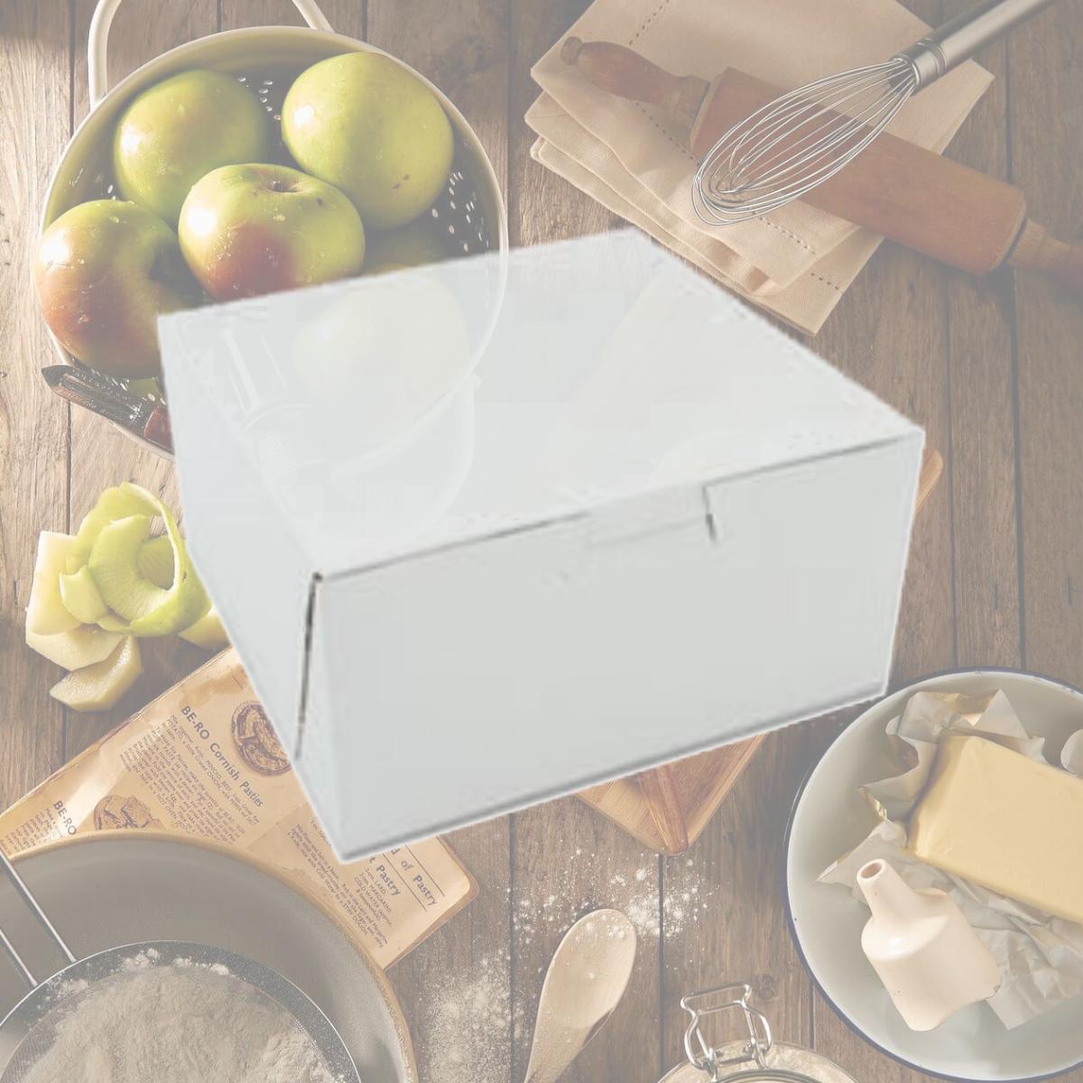 Picture of Southern Champion Tray SCH0905 Non-Window Bakery Boxes, White - 6 x 6 x 3