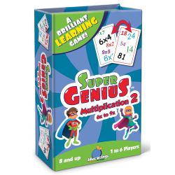 Bog01307 Super Genius - Multiplication 2 Card Game