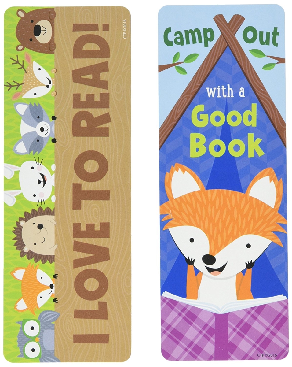 Ctp0832 Woodland Friends Camp Out With A Good Bookmark