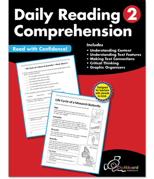Ctp8182 Daily Reading Comprehension Workbook, Grade 2