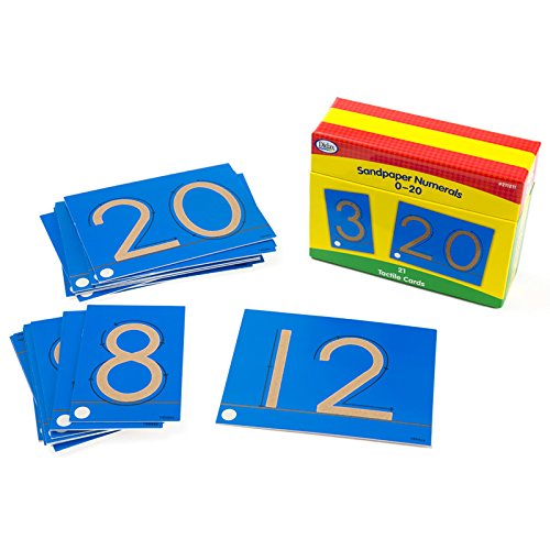 -211211 0-20 Cards Educational Resources Sandpaper Numerals