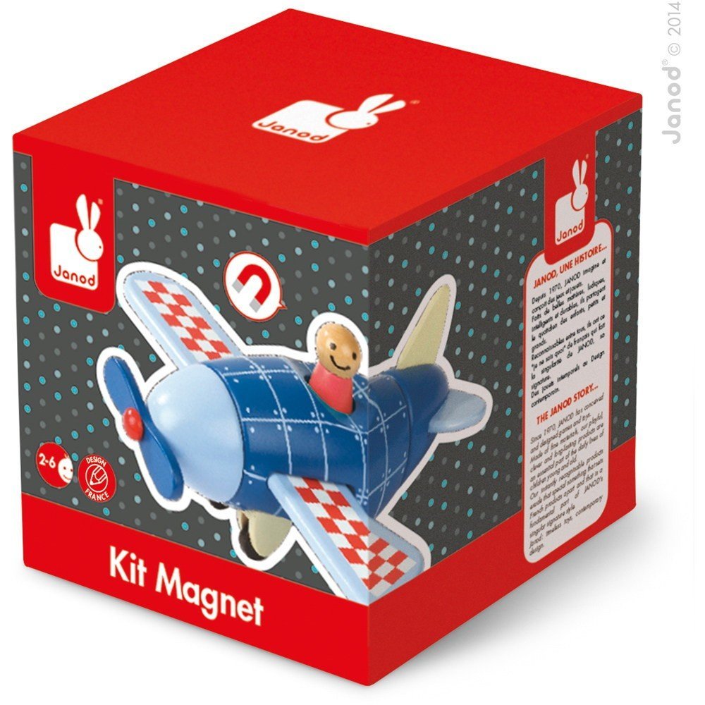 Jnd05205 Magnetic Airplane Kit - Red