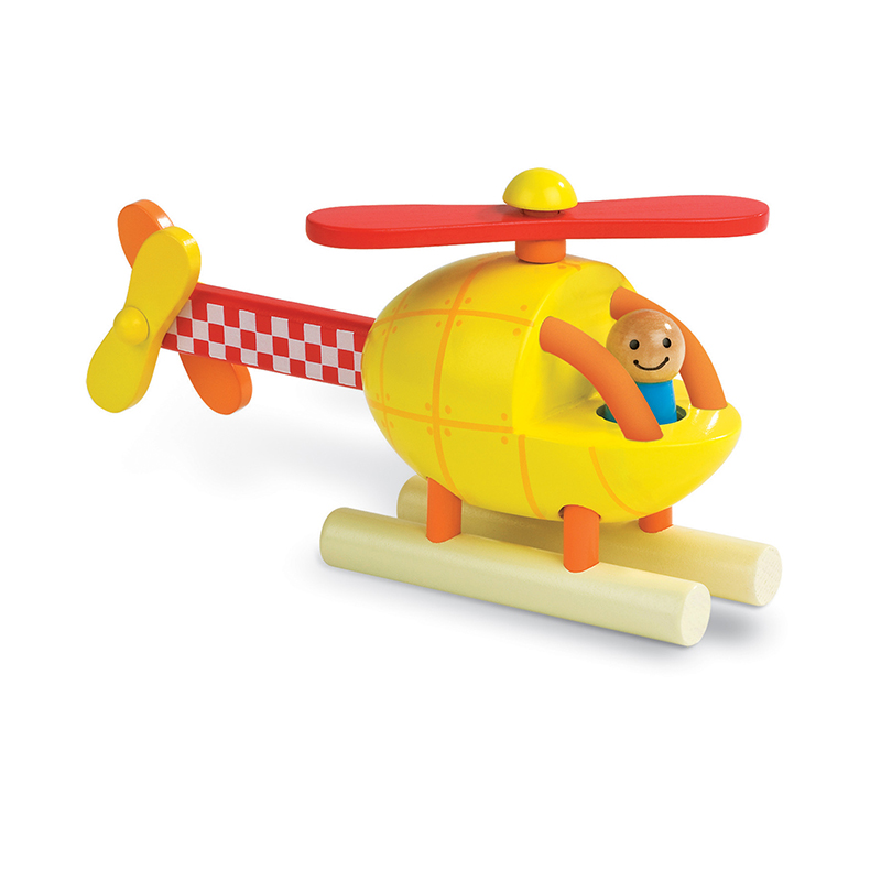 Jnd05206 Magnetic Vehicles Helicopter - Yellow