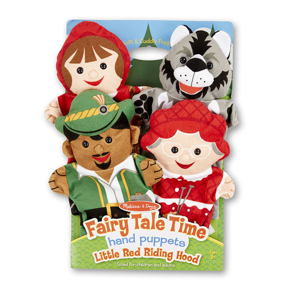 Lci9088 Fairy Tale Time Hand Puppets - Red