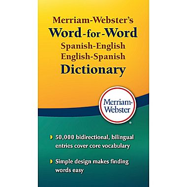 Merriam - Webster Mw-2970 Spanish-english, English-spanish Dictionary Paperback