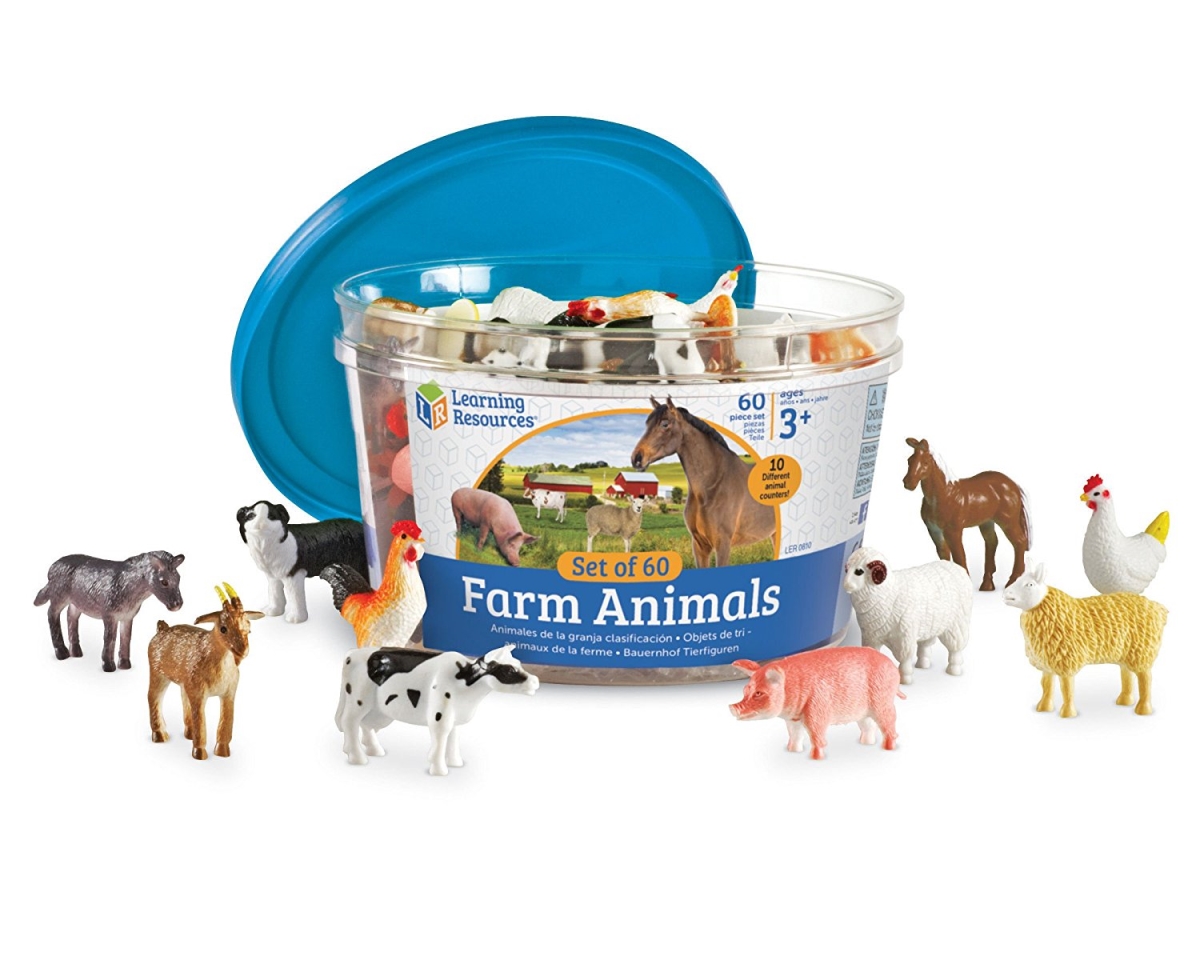 Ler0810 Farm Animal Counters Toy