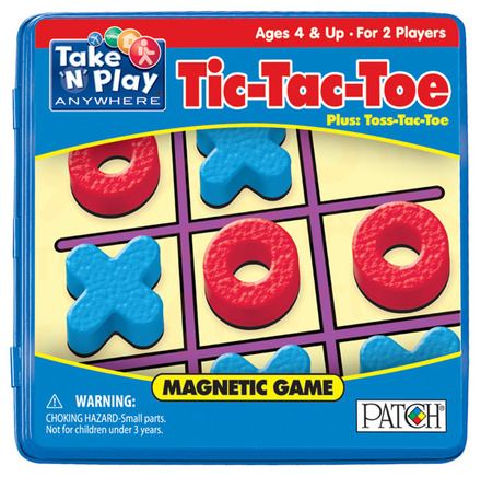 Pat675 6.75 In. Take N Play Anywhere Games Tic Tac Toe