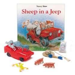 Pc-1572 Sheep In A Jeep 3d Storybook