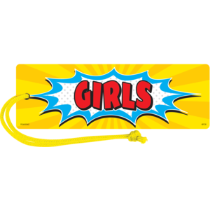 Superhero Magnetic Girls Pass