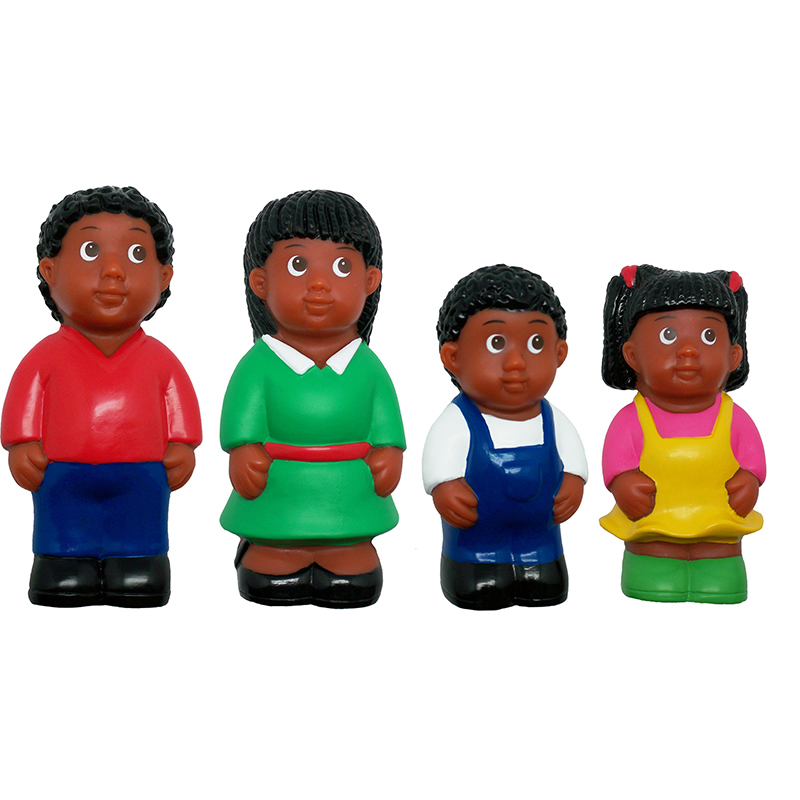 African-american Family Figure Set