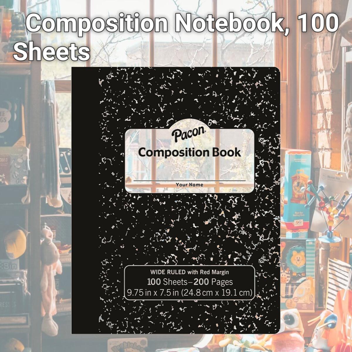 Picture of Pacon PACMMK37101 Composition Notebook, 100 Sheets