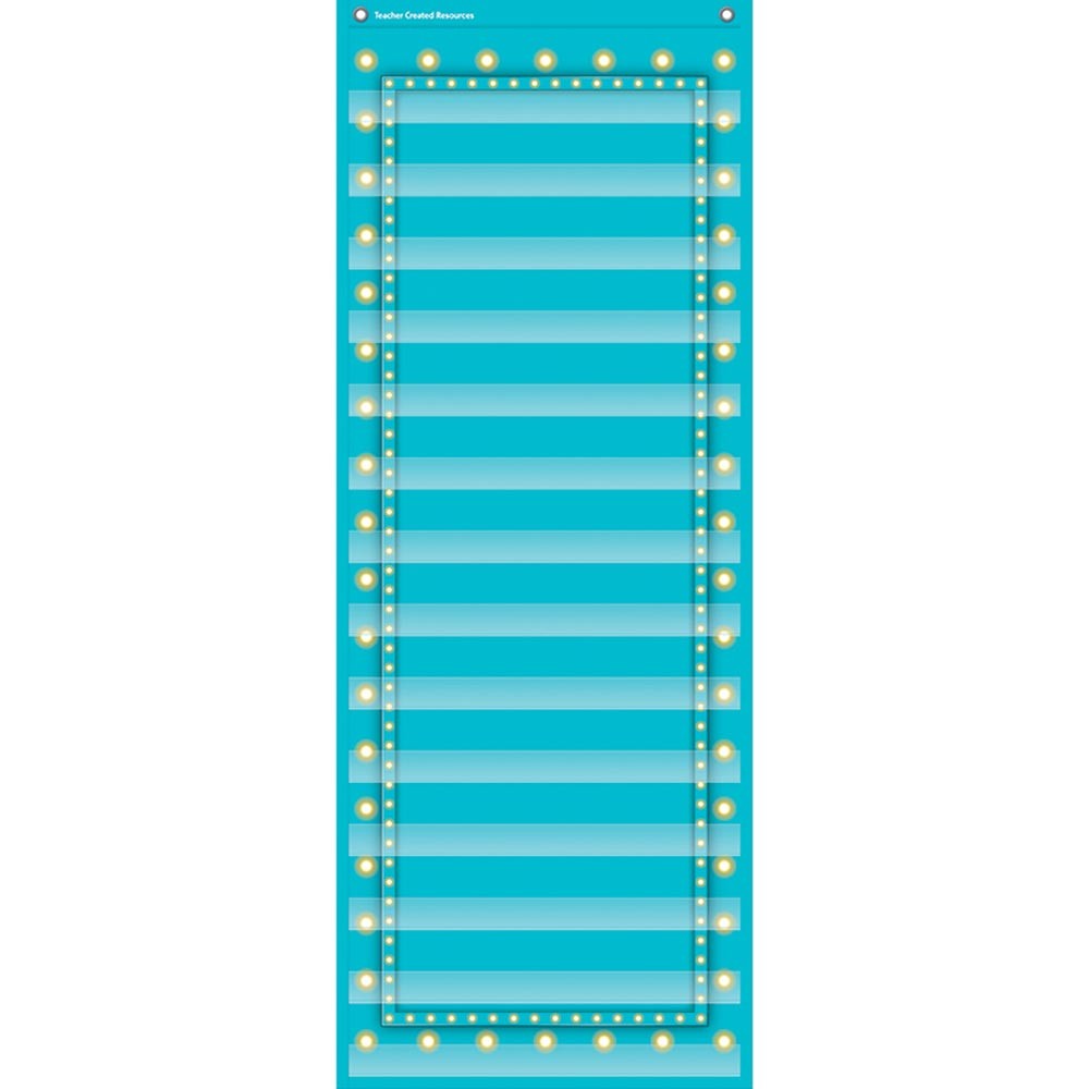 Tcr20773 Light Blue Marquee 14 Pocket, 13 X 34