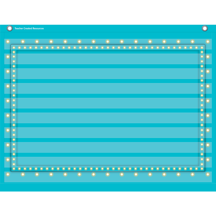 Light Blue Marquee 10 Pocket, 17 X 22