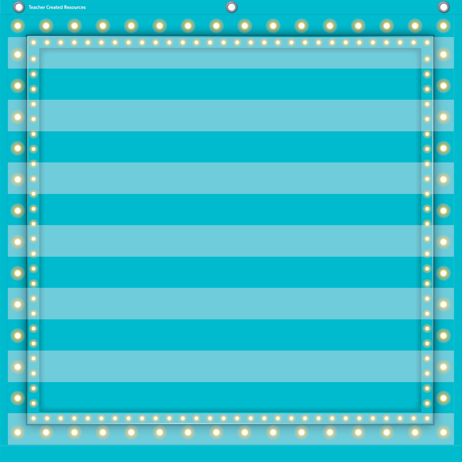 Tcr20780 Light Blue Marquee 7 Pocket, 28 X 28