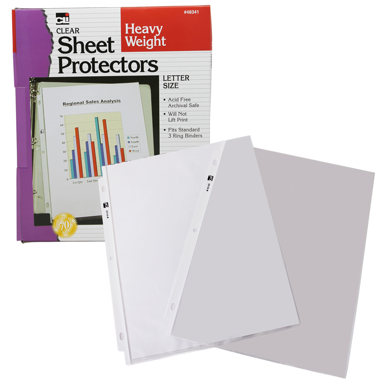 Charles Leonard Chl48341bn Sheet Protectors - Pack Of 2 - 100 Per Pack