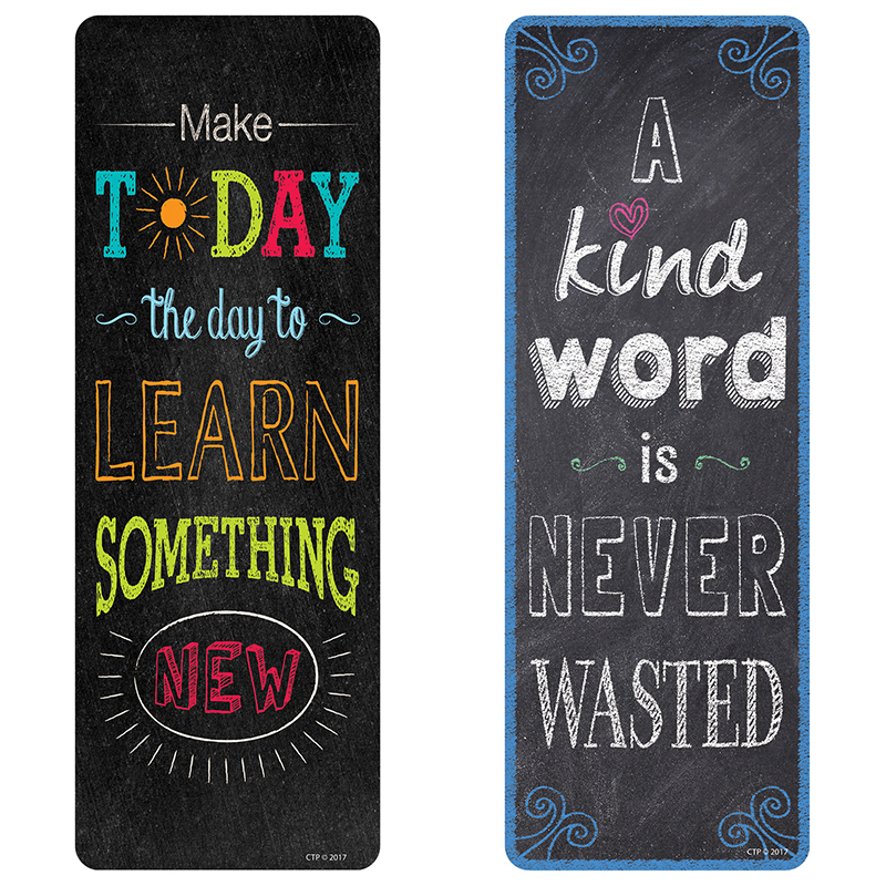 Ctp0445 Chalk It Up Quotes Bookmarks