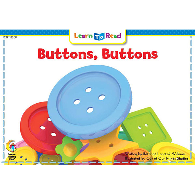 ISBN 9781683101734 product image for CTP13508 Buttons Buttons Learn to Read Book | upcitemdb.com