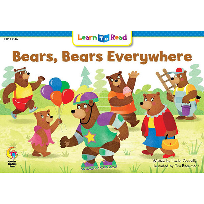 ISBN 9781683102014 product image for CTP13646 Bears Bears Everywhere Learn to Read Book | upcitemdb.com