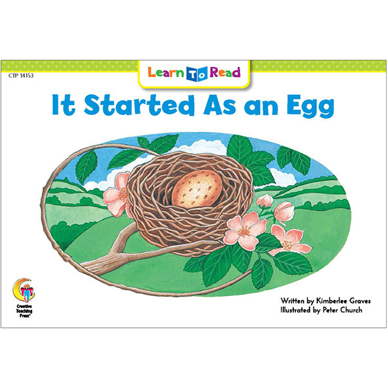 ISBN 9781683103103 product image for CTP14153 It Started As An Egg Learn to Read Book | upcitemdb.com